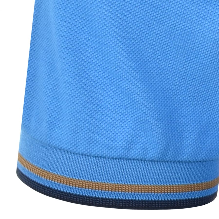 Image number 5 for Fred Perry Twin Tipped Polo T Shirt Blue