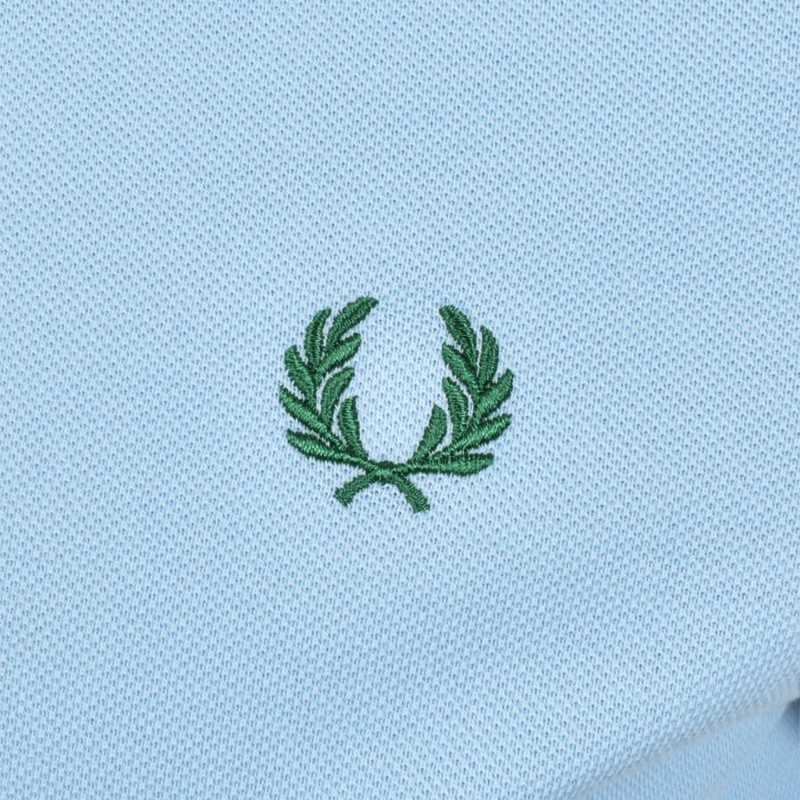 Image number 3 for Fred Perry Twin Tipped Polo T Shirt Blue