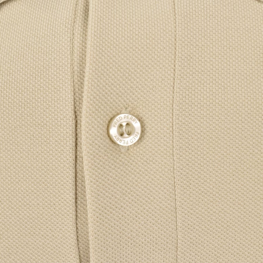 Image number 4 for Fred Perry Twin Tipped Polo T Shirt Beige