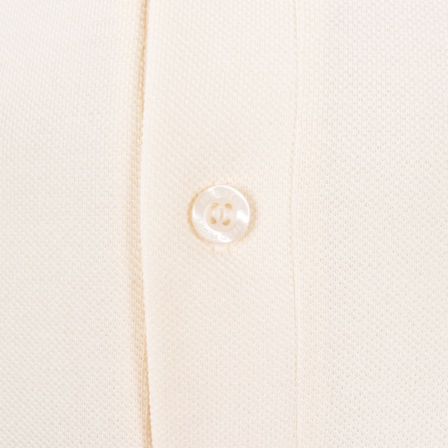 Image number 4 for Fred Perry Twin Tipped Polo T Shirt Ecru