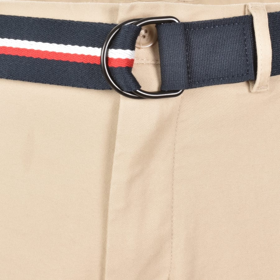 Image number 5 for Tommy Hilfiger Brooklyn Twill Belt Shorts Beige