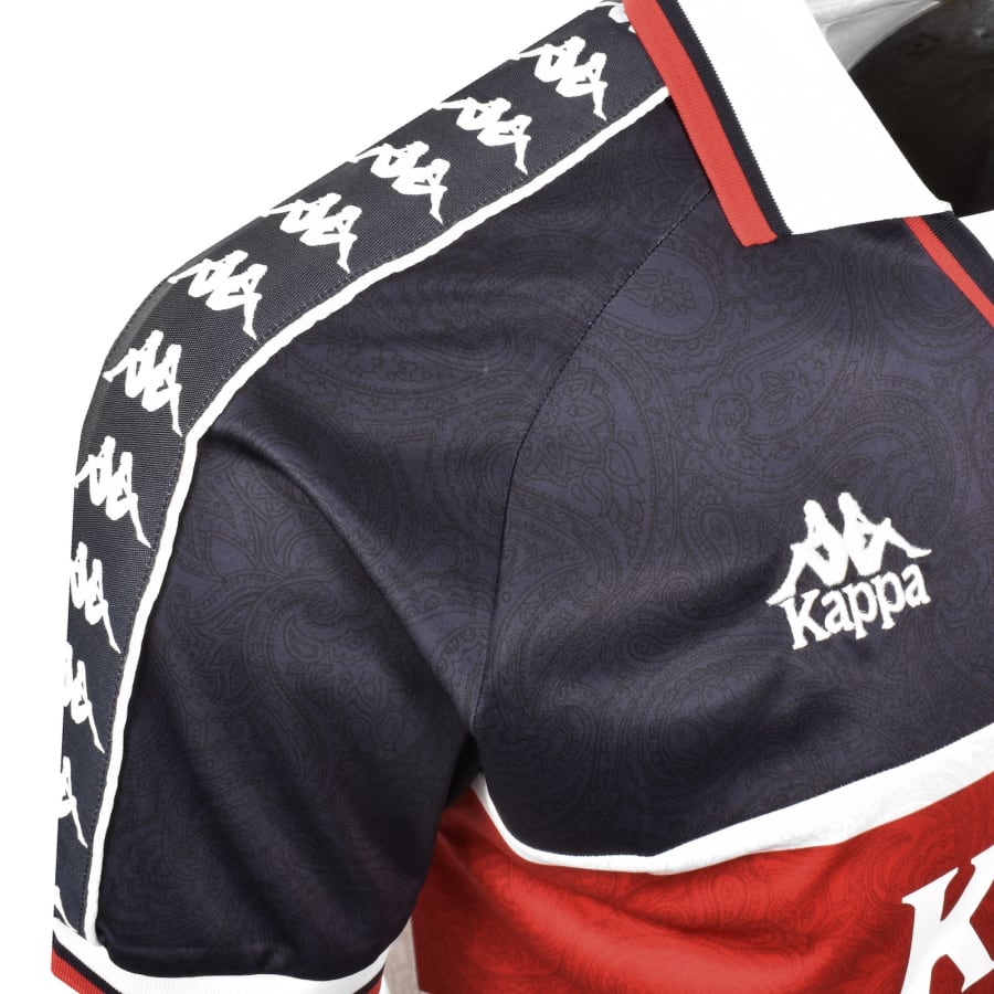 Image number 4 for Pretty Green X Kappa Football T Shirt White