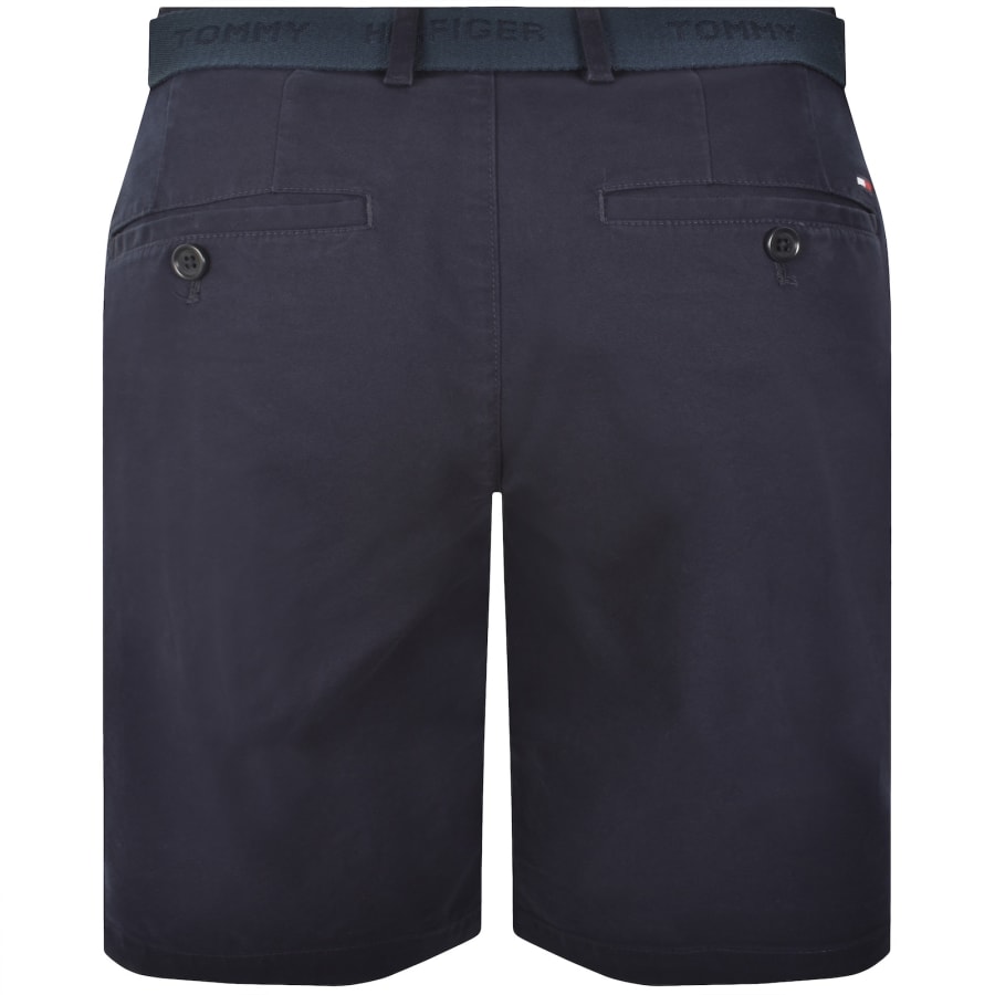 Image number 2 for Tommy Hilfiger Brooklyn Twill Belt Shorts Navy