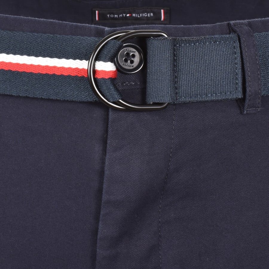 Image number 5 for Tommy Hilfiger Brooklyn Twill Belt Shorts Navy