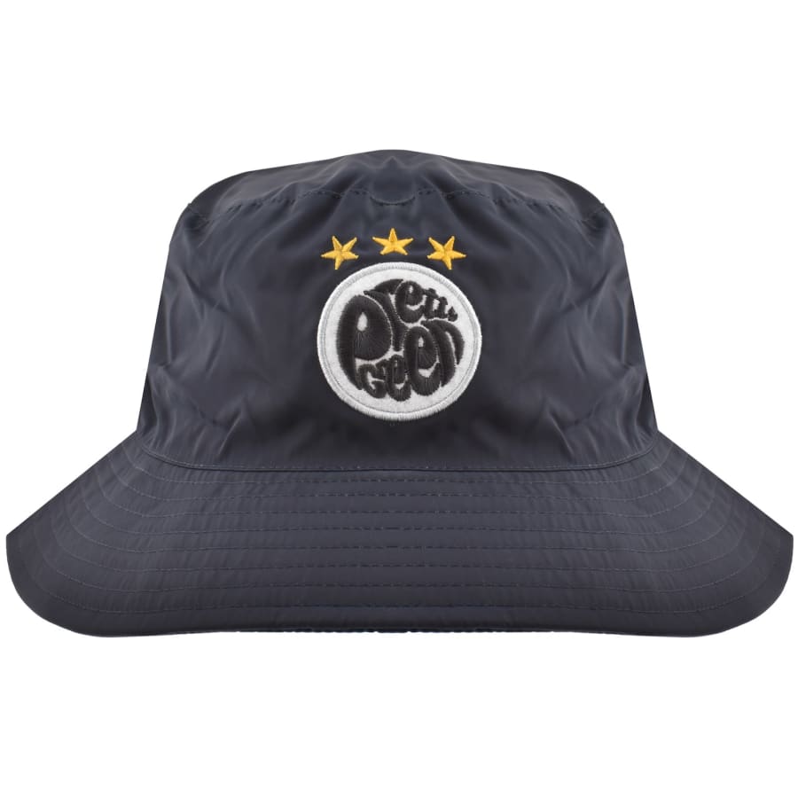 Image number 2 for Pretty Green X Kappa Maine Road Bucket Hat Navy