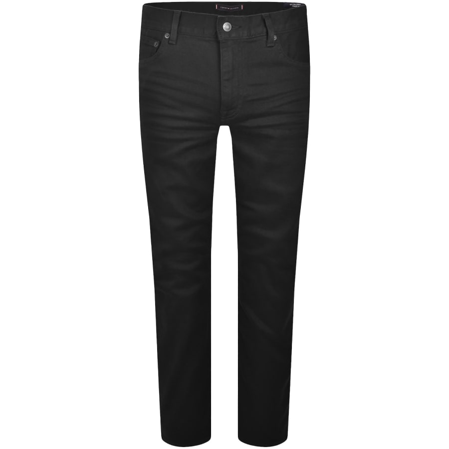 Image number 2 for Tommy Hilfiger Denton Straight Fit Jeans Black