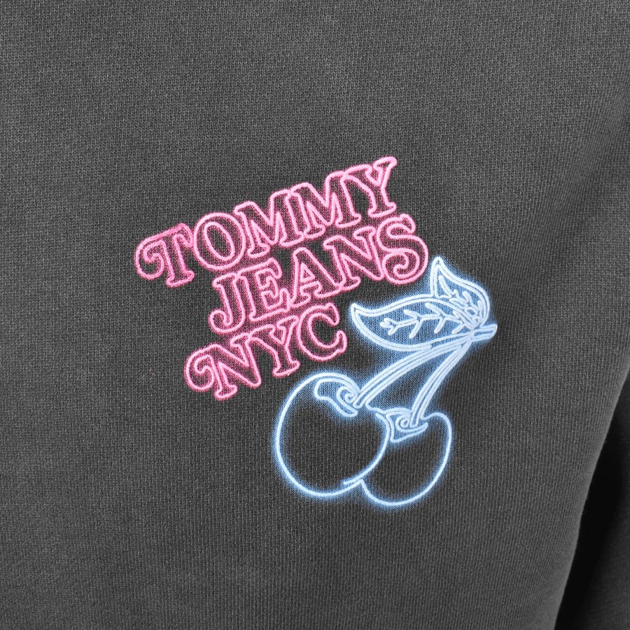 Image number 4 for Tommy Jeans Novelty Fair Hoodie Grey