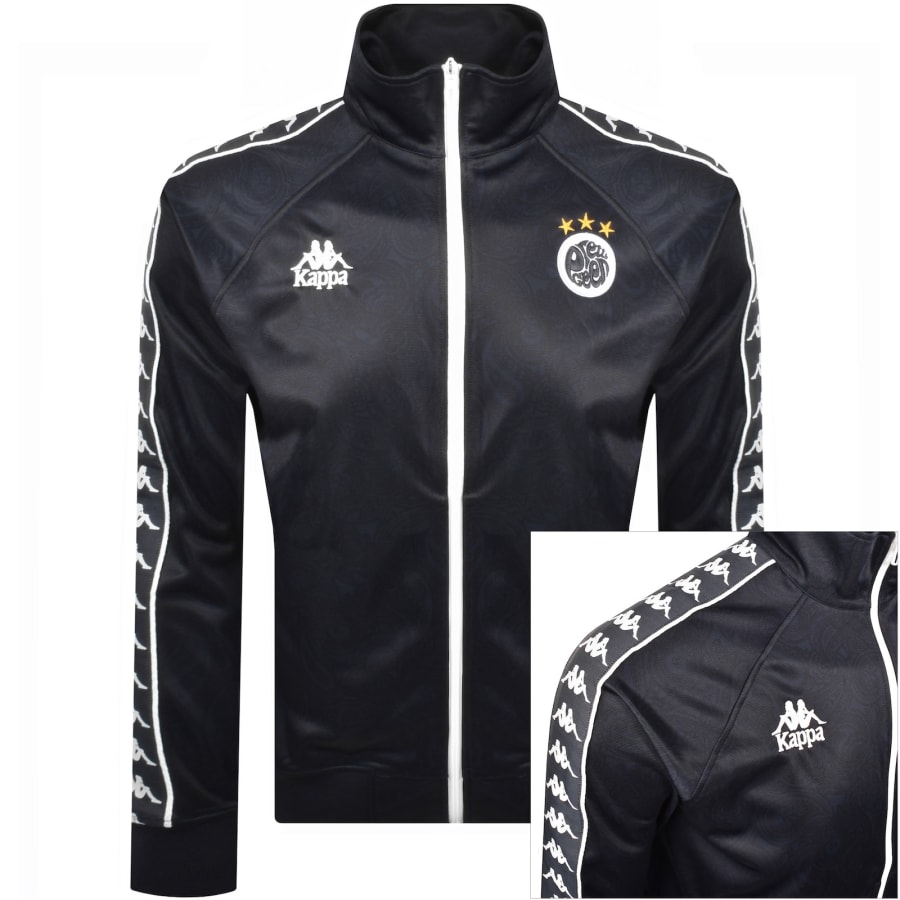 Image number 1 for Pretty Green X Kappa Track Top Navy