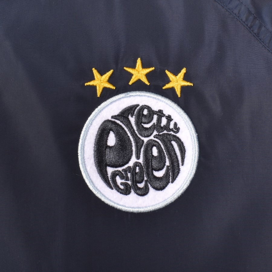 Image number 3 for Pretty Green X Kappa Hooded Jacket Navy