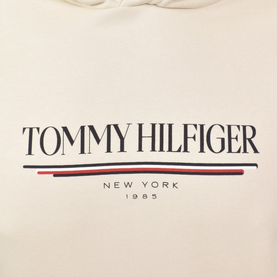 Image number 3 for Tommy Hilfiger Brand Love Hoodie Beige