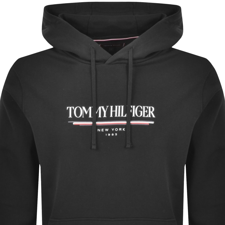 Image number 2 for Tommy Hilfiger Brand Love Hoodie Black