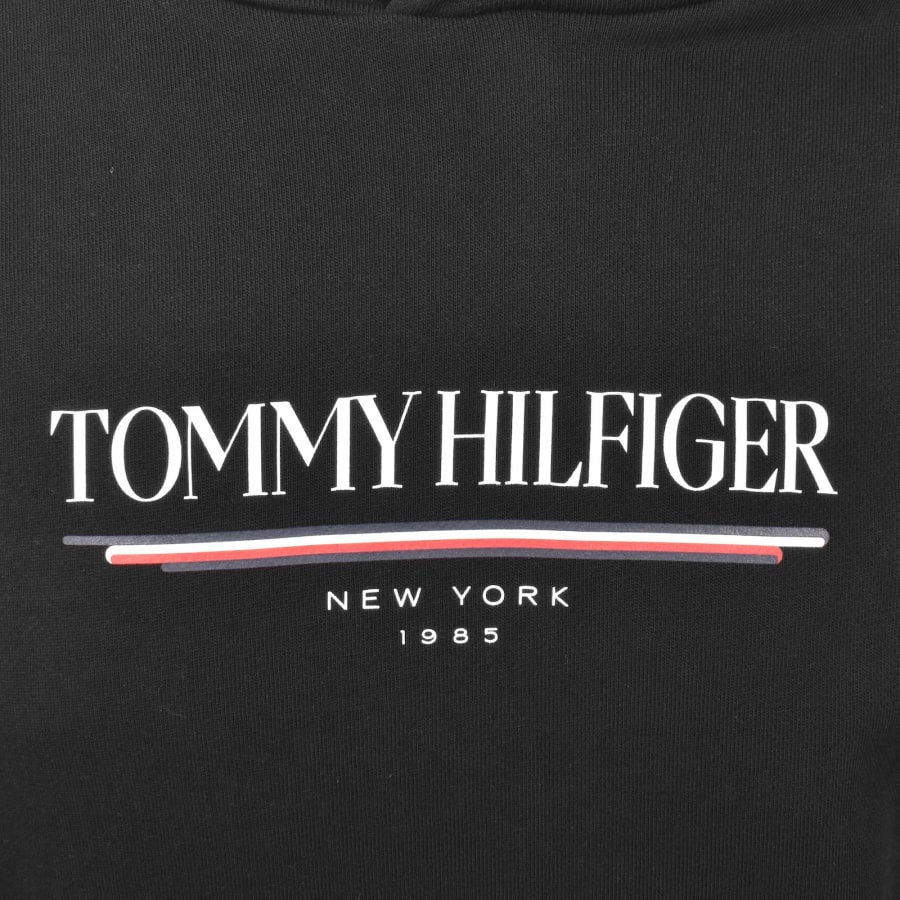 Image number 3 for Tommy Hilfiger Brand Love Hoodie Black