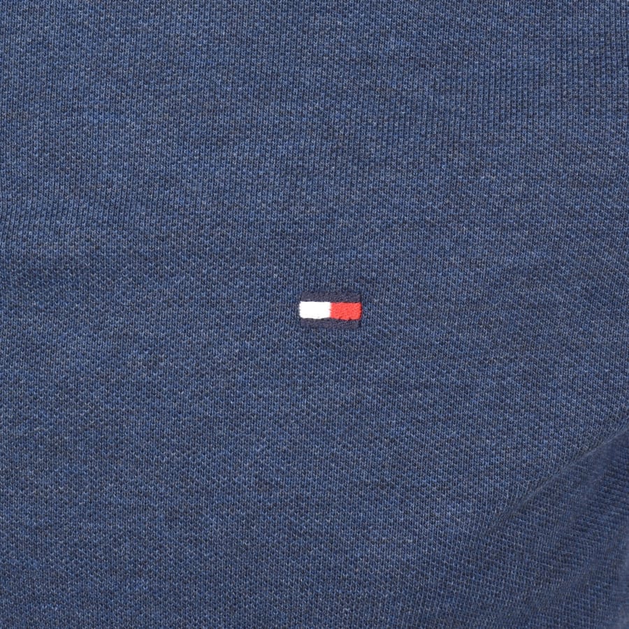Image number 3 for Tommy Hilfiger Contrast Collar Polo Navy Heather