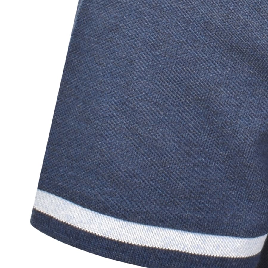 Image number 4 for Tommy Hilfiger Contrast Collar Polo Navy Heather