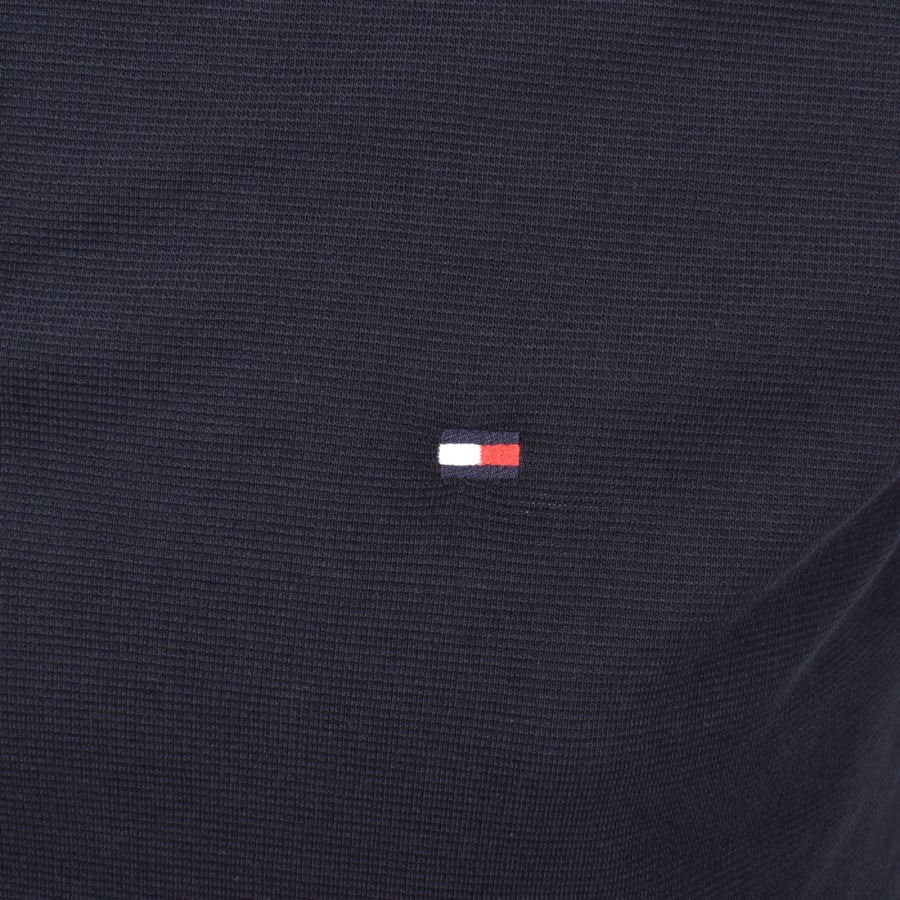 Image number 3 for Tommy Hilfiger Contrast Collar Polo Navy