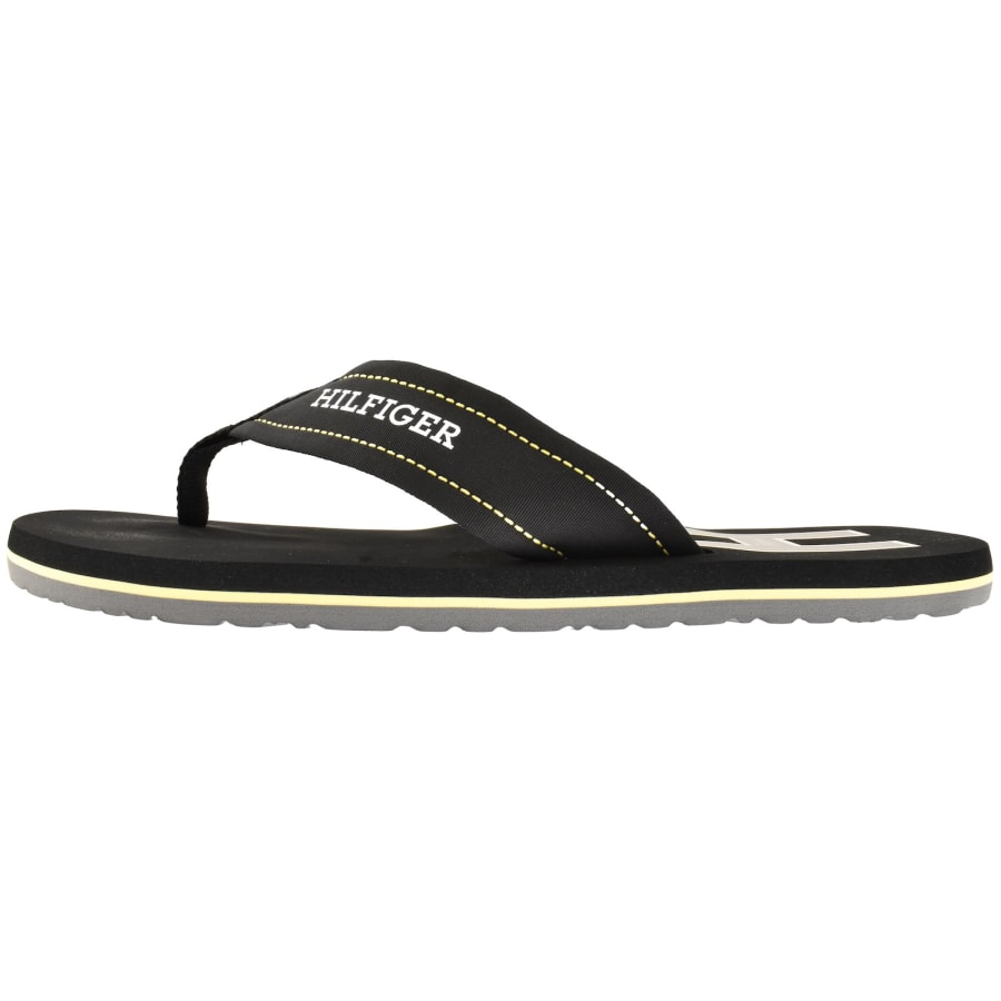Image number 2 for Tommy Hilfiger Flip Flops Black