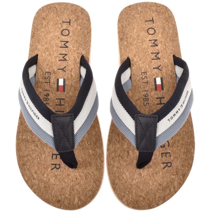 Image number 1 for Tommy Hilfiger Flip Flops Navy