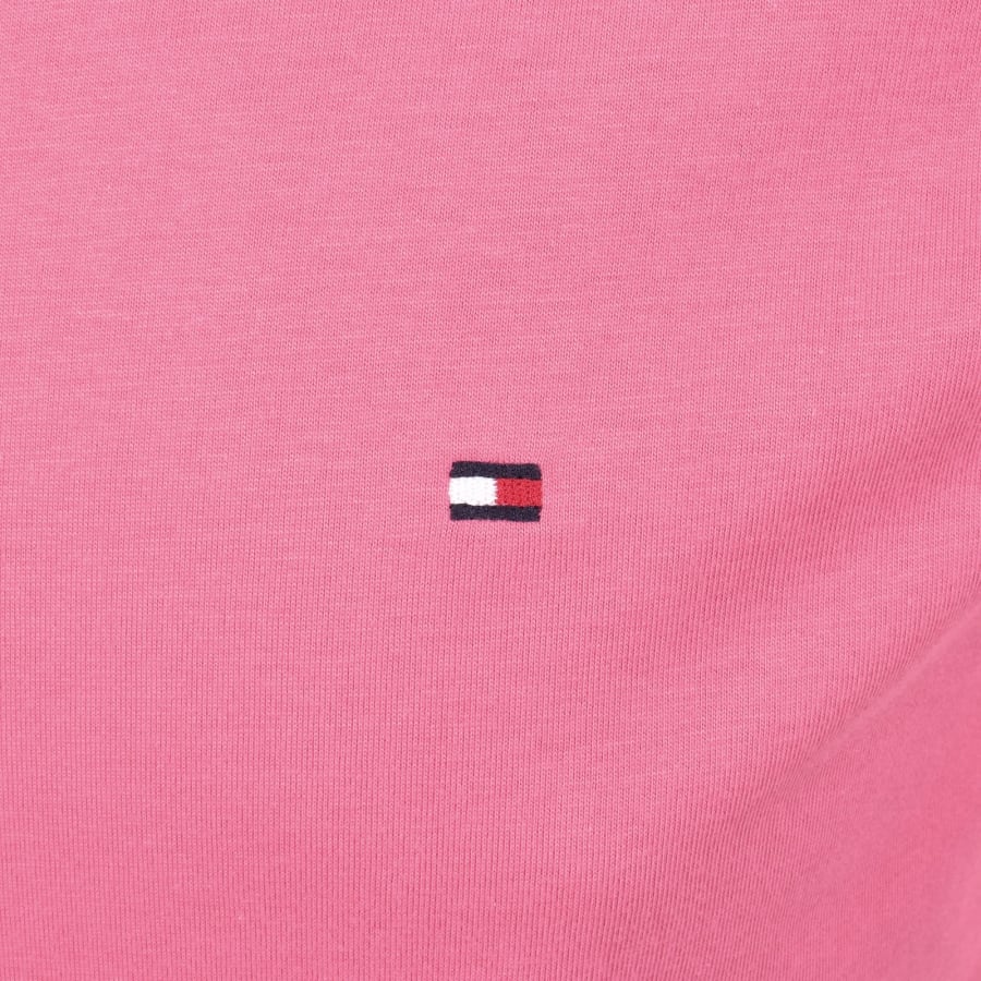 Image number 3 for Tommy Hilfiger Essential Solid T Shirt Pink