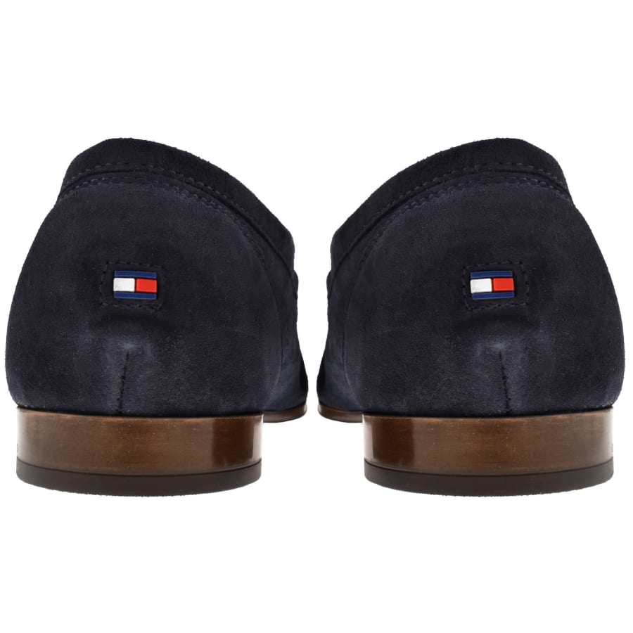 Image number 2 for Tommy Hilfiger Suede Loafers Navy