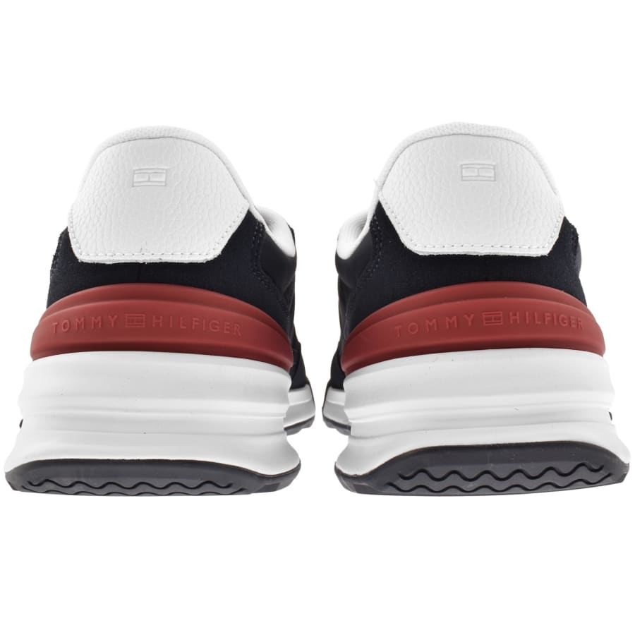 Image number 2 for Tommy Hilfiger Retro Runner Trainers Navy