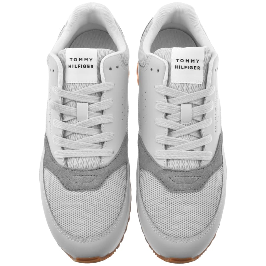 Image number 3 for Tommy Hilfiger New Runner Trainers Grey