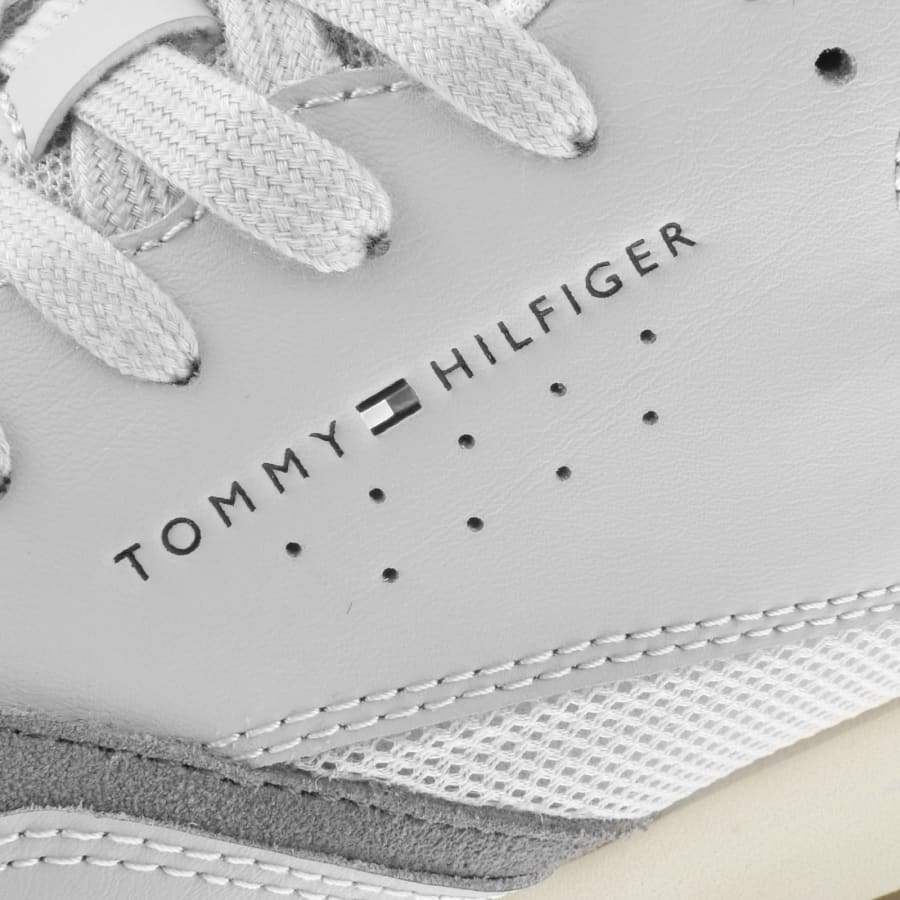 Image number 4 for Tommy Hilfiger New Runner Trainers Grey