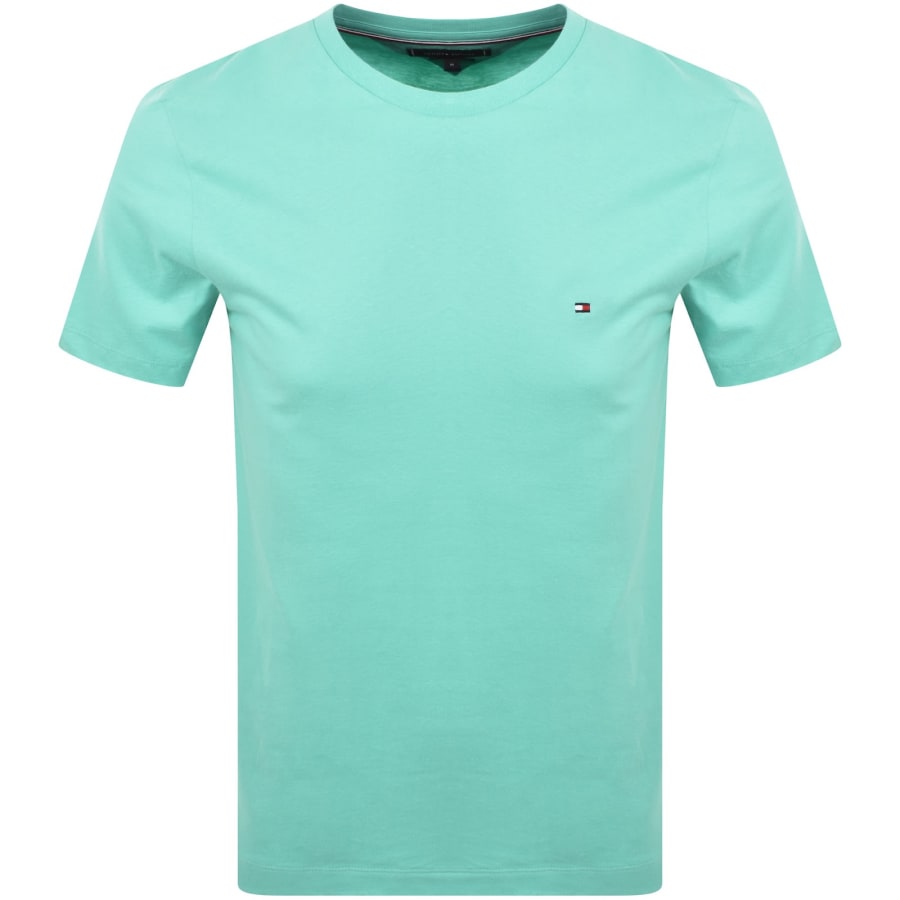 Image number 1 for Tommy Hilfiger Essential Solid T Shirt Jade Green