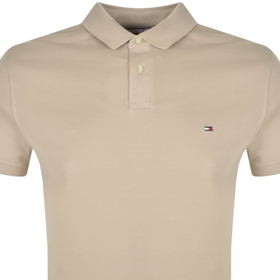 Image number 2 for Tommy Hilfiger 1985 Regular Fit Polo T Shirt Beige
