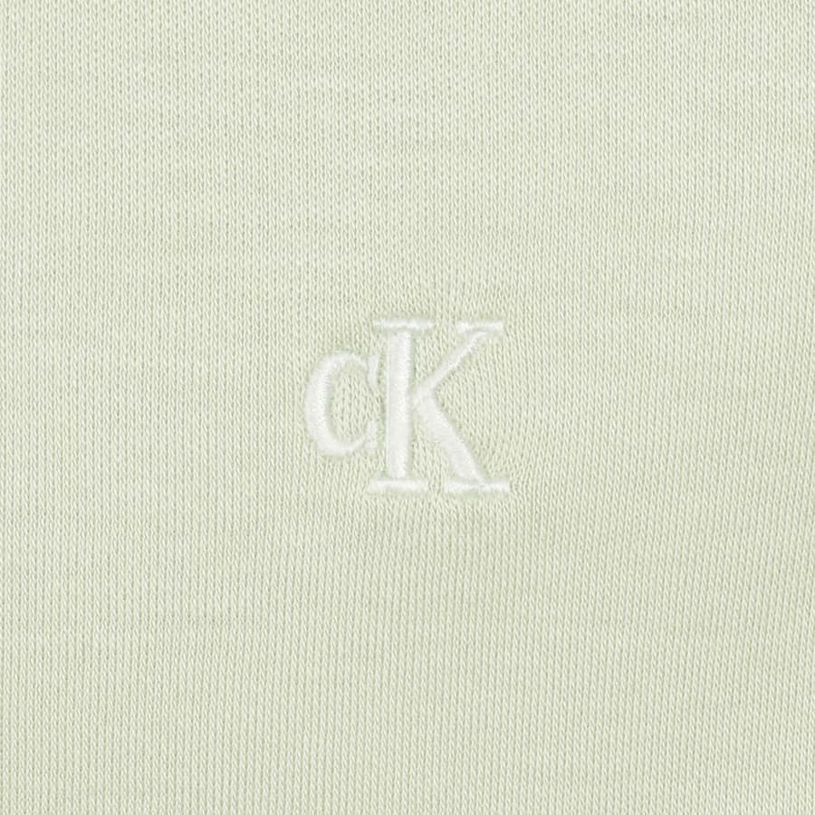 Image number 3 for Calvin Klein Chest Emblem Polo T Shirt Green