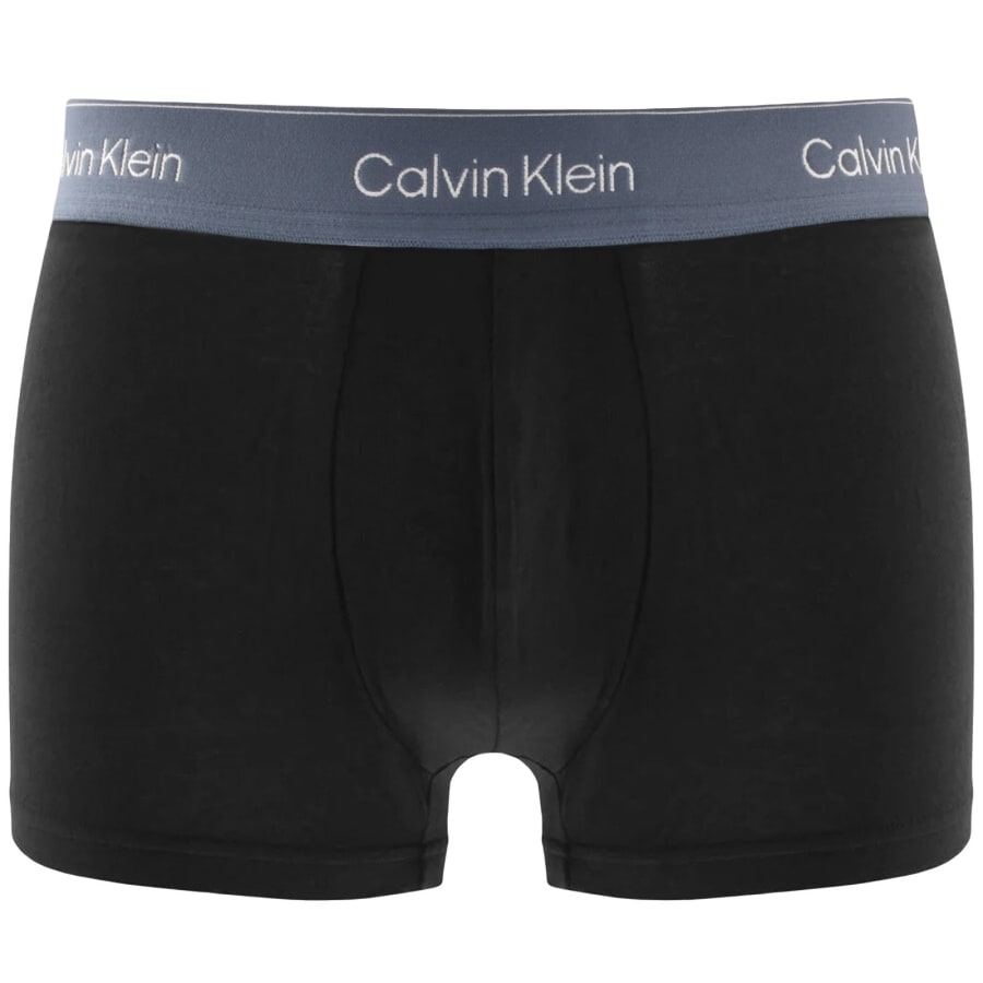 Image number 2 for Calvin Klein Underwear 3 Pack Trunks Black