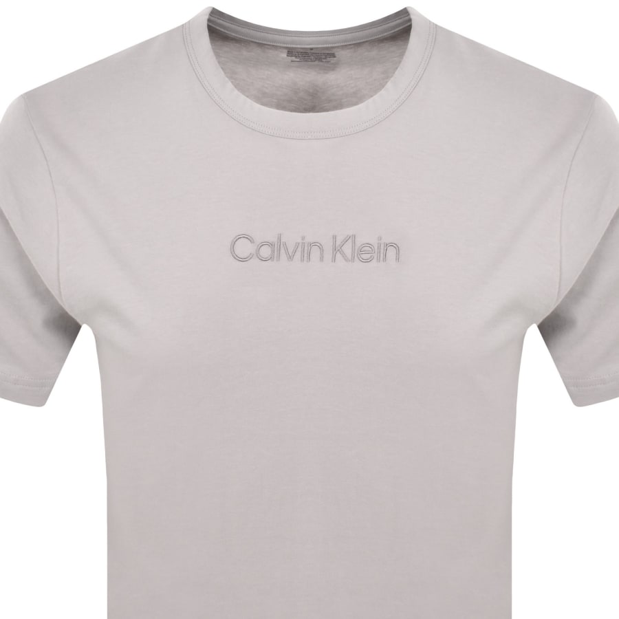 Image number 2 for Calvin Klein Crew Neck T Shirt Ash