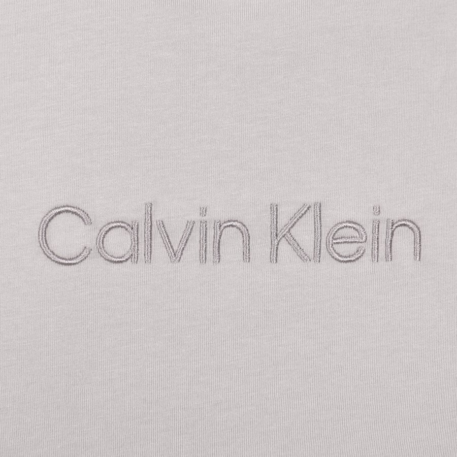 Image number 3 for Calvin Klein Crew Neck T Shirt Ash