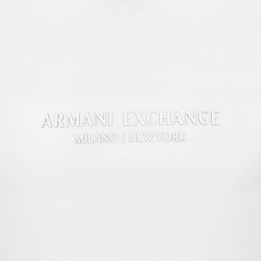 Image number 3 for Armani Exchange Regular Fit Logo T Shirt White