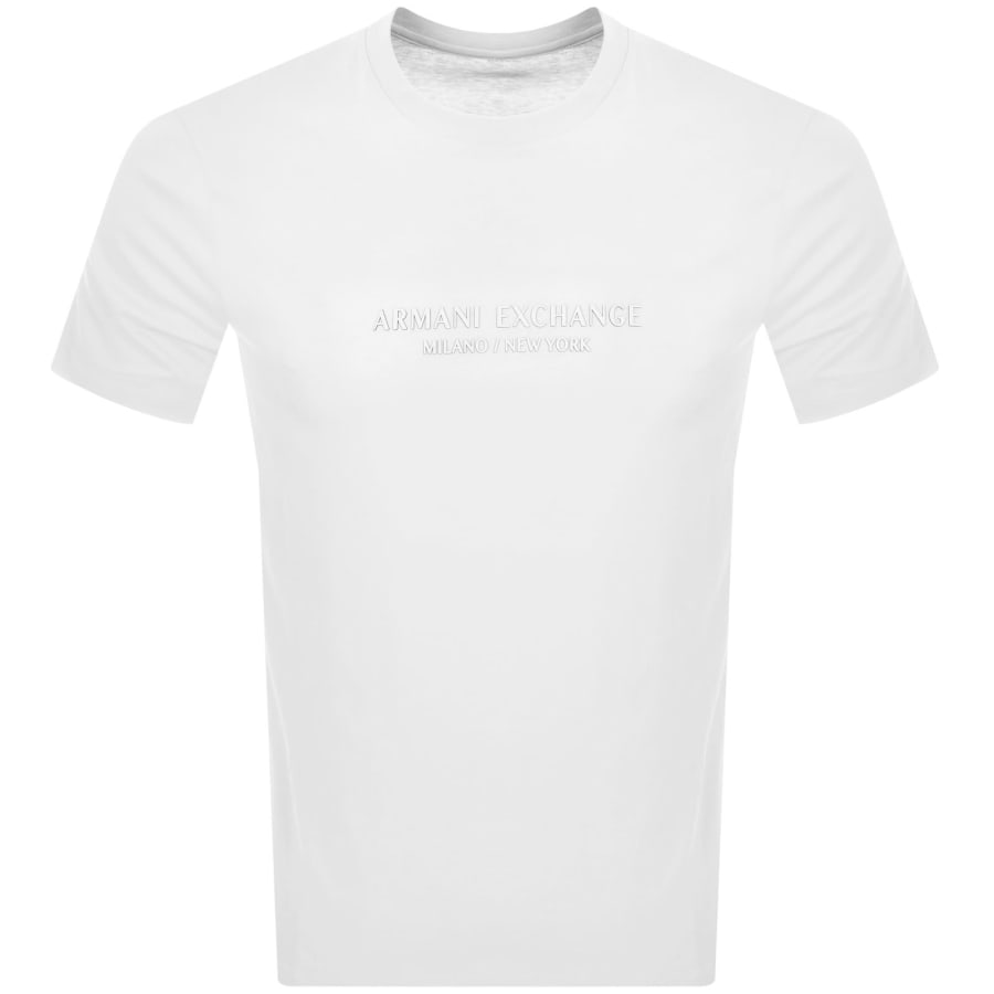 Image number 1 for Armani Exchange Regular Fit Logo T Shirt White