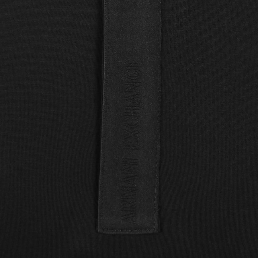 Image number 3 for Armani Exchange Quarter Zip Sweatshirt Black