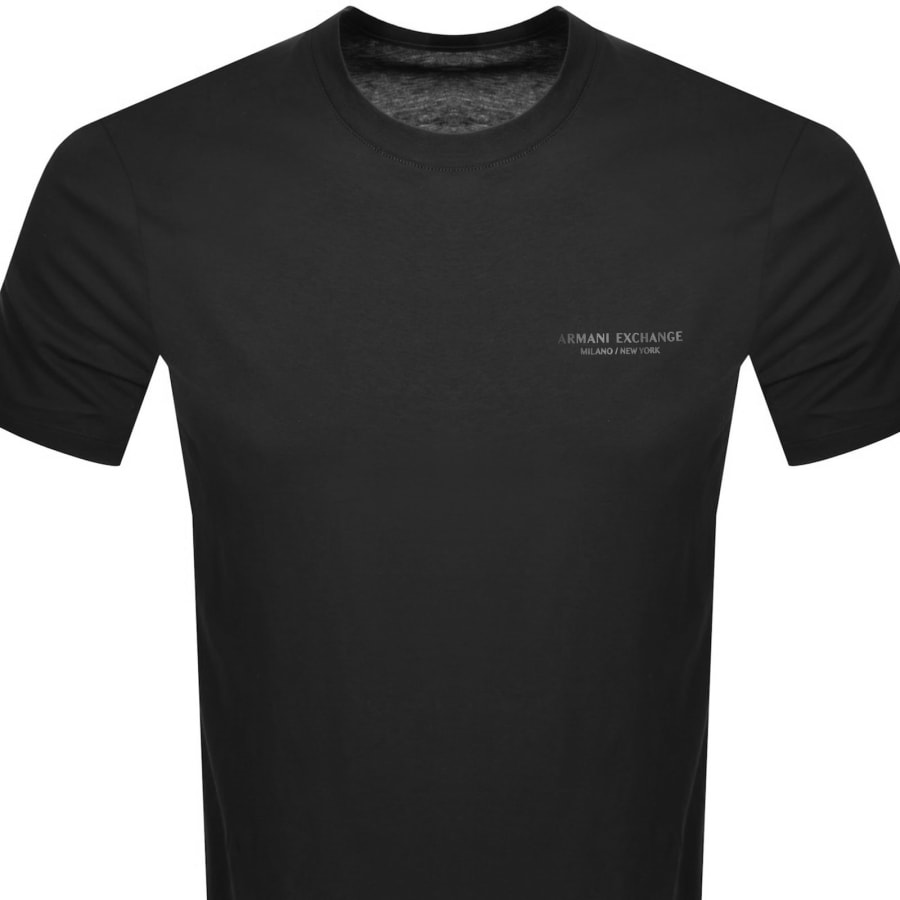 Image number 2 for Armani Exchange Small Logo T Shirt Black