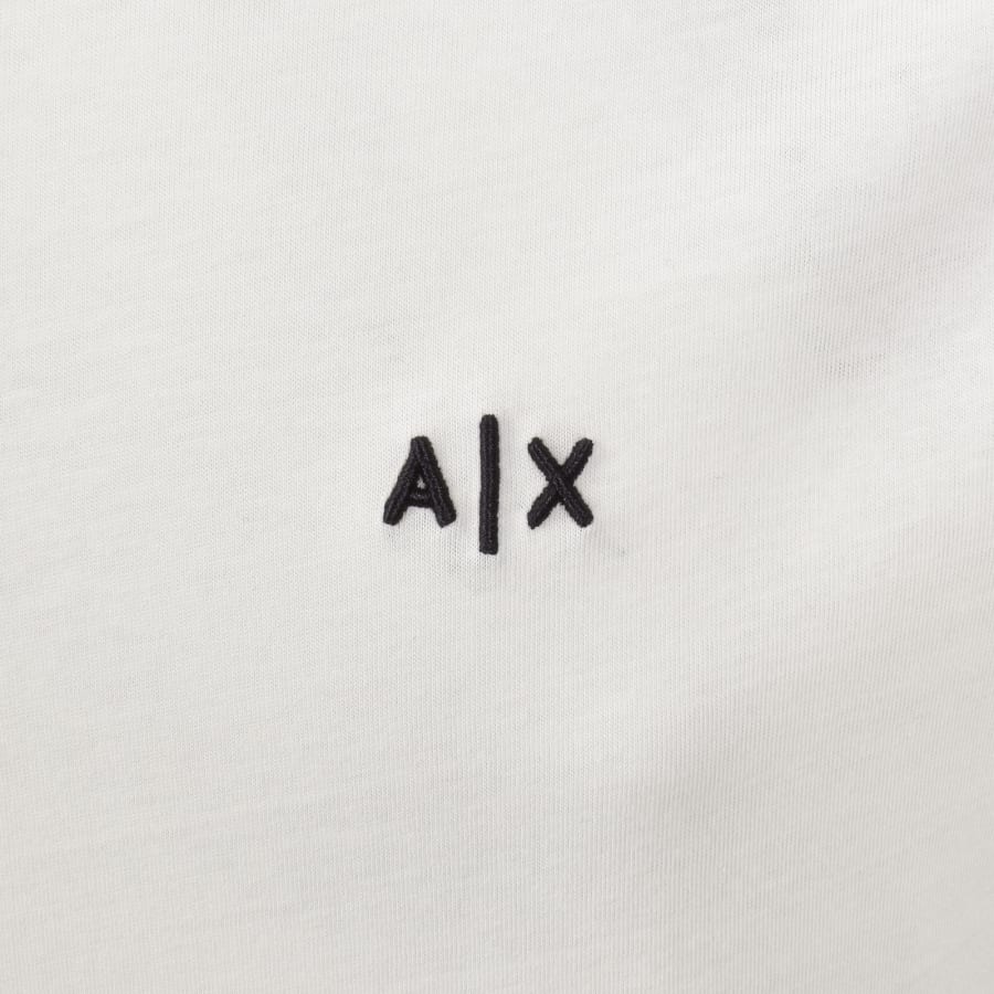Image number 3 for Armani Exchange Logo T Shirt Off White