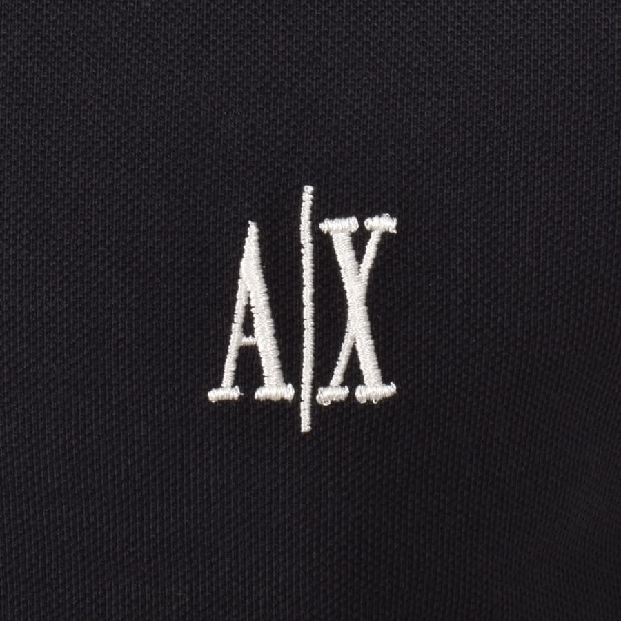 Image number 3 for Armani Exchange Polo T Shirt Navy