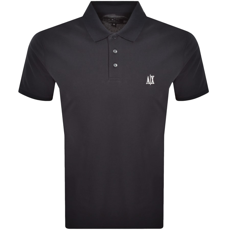 Image number 1 for Armani Exchange Polo T Shirt Navy