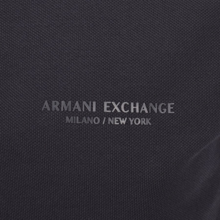 Image number 3 for Armani Exchange Polo T Shirt Navy