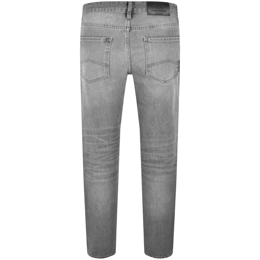 Image number 3 for Armani Exchange J13 Slim Denim Jeans Grey
