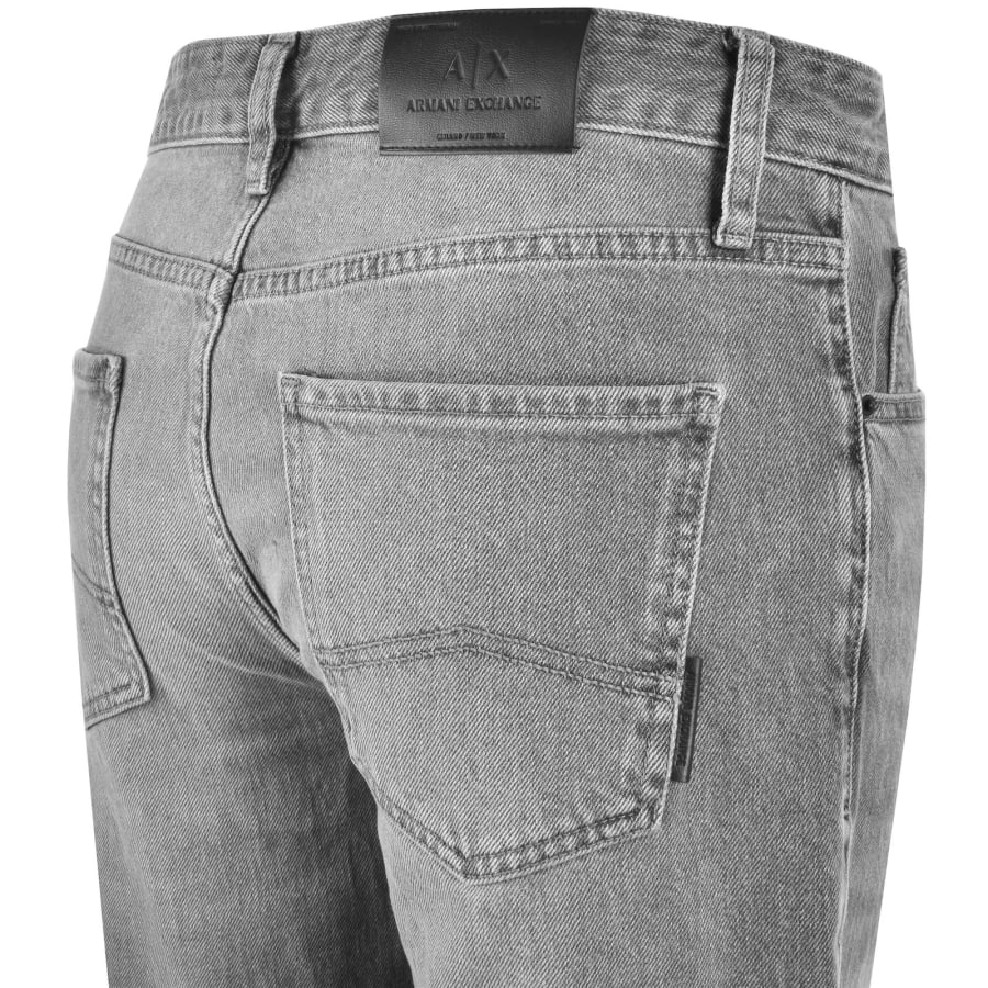 Image number 4 for Armani Exchange J13 Slim Denim Jeans Grey