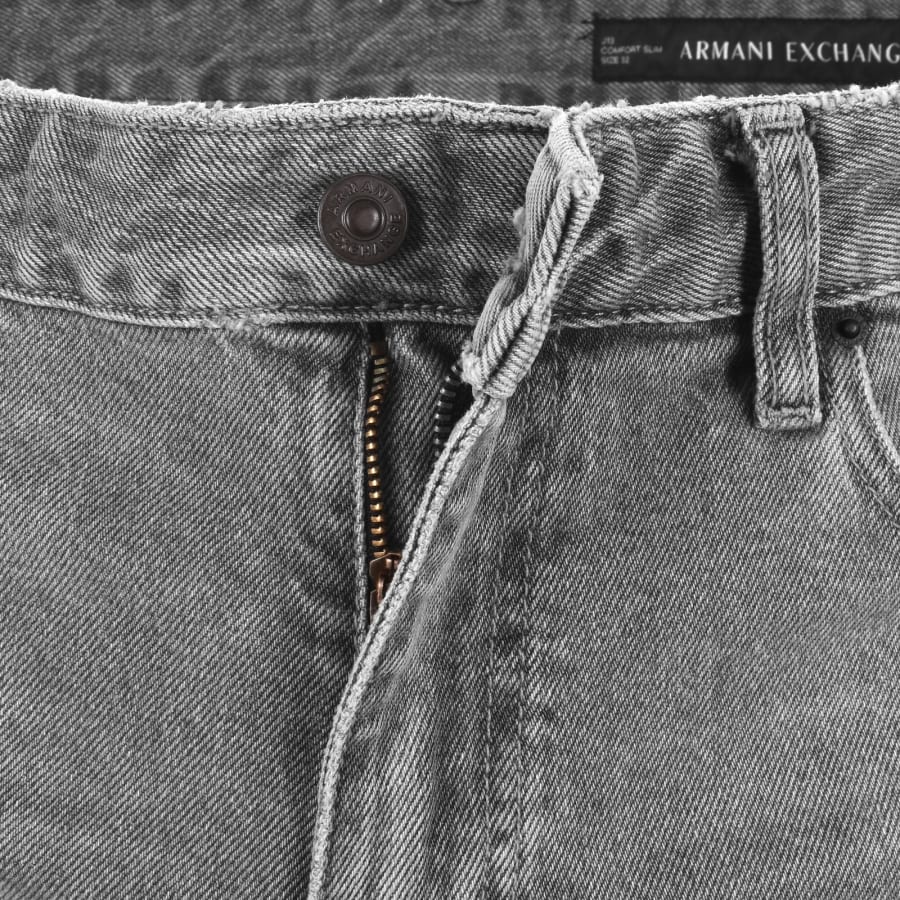 Image number 5 for Armani Exchange J13 Slim Denim Jeans Grey
