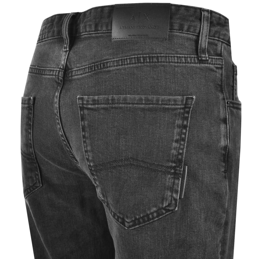 Image number 4 for Armani Exchange J14 Slim Fit Jeans Dark Grey