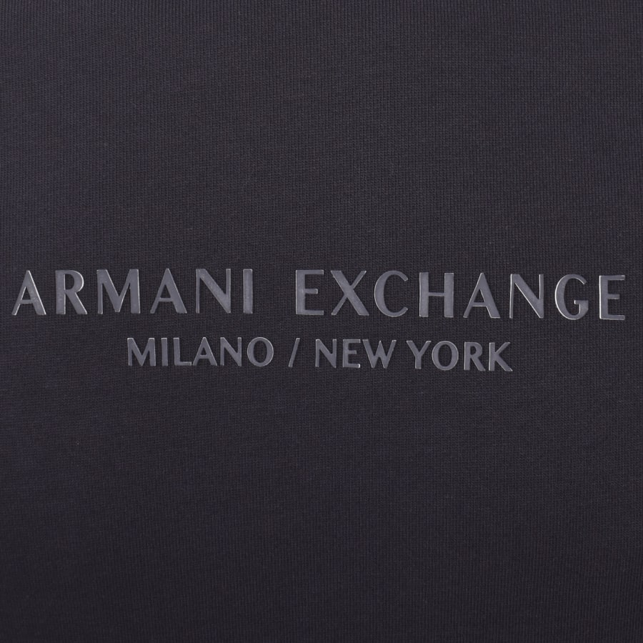 Image number 3 for Armani Exchange Logo Sweatshirt Navy
