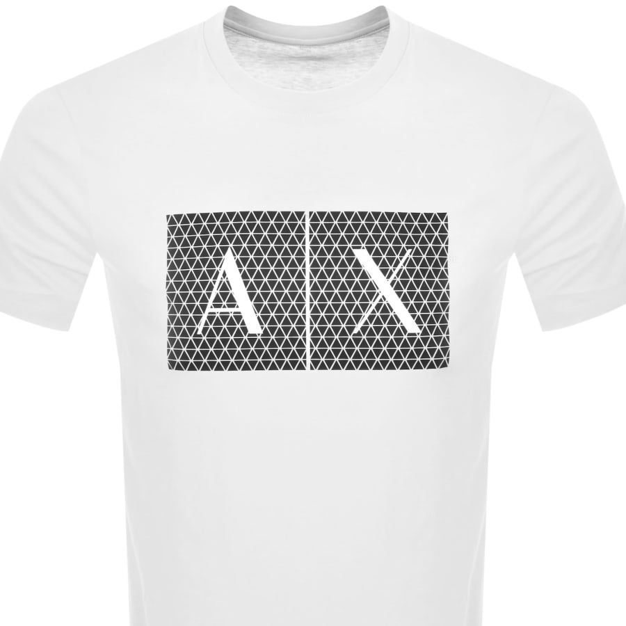 Image number 2 for Armani Exchange Crew Neck Logo T Shirt White