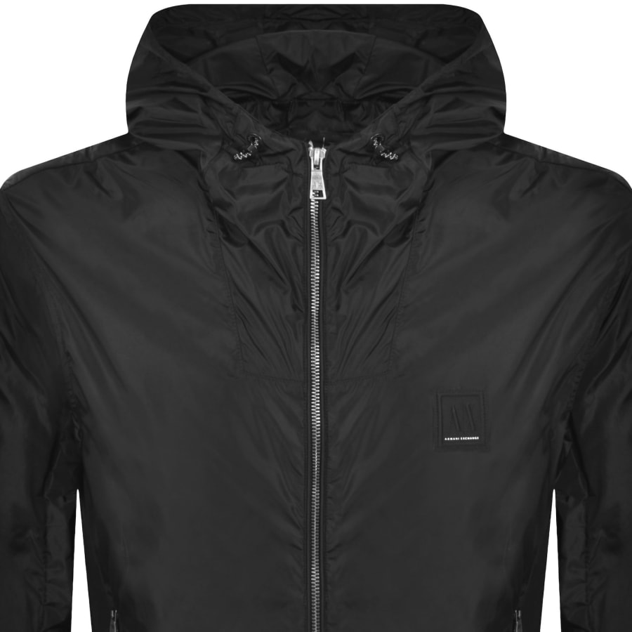 Image number 2 for Armani Exchange Windbreaker Jacket Black