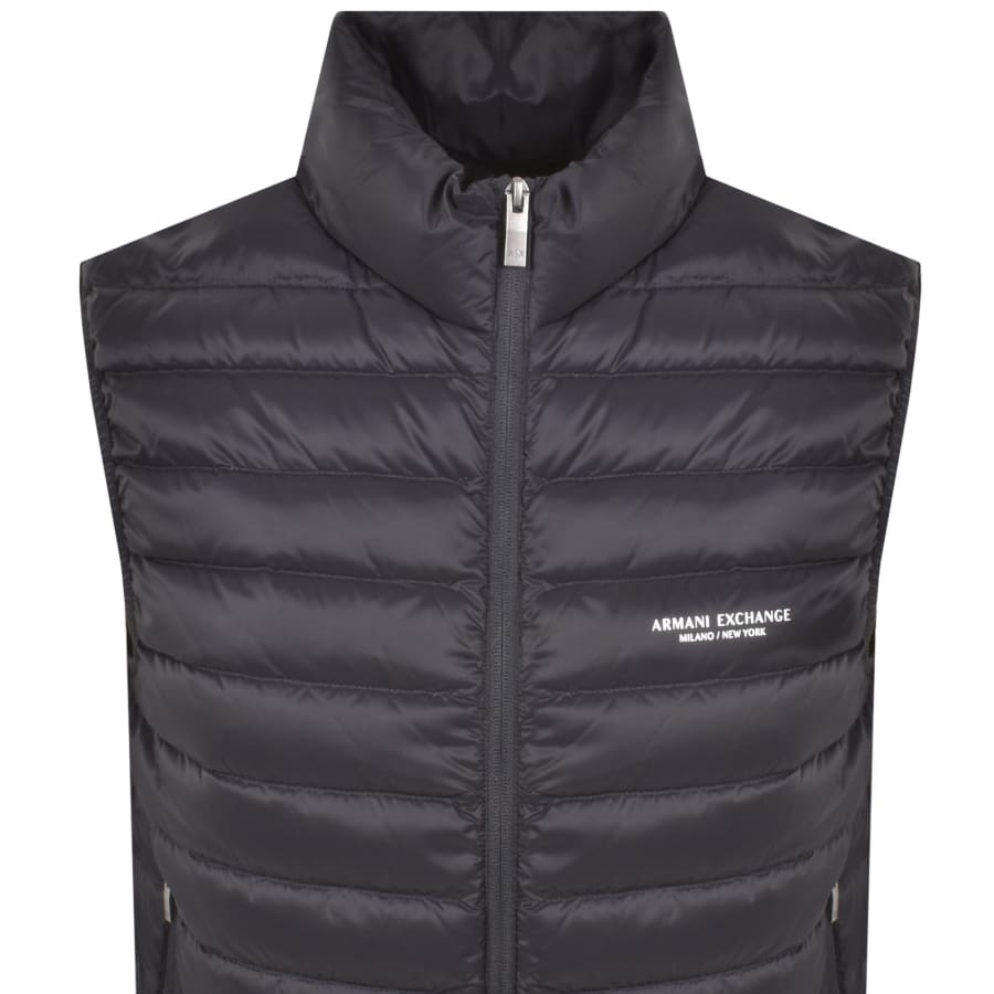 Image number 2 for Armani Exchange Down Gilet Navy