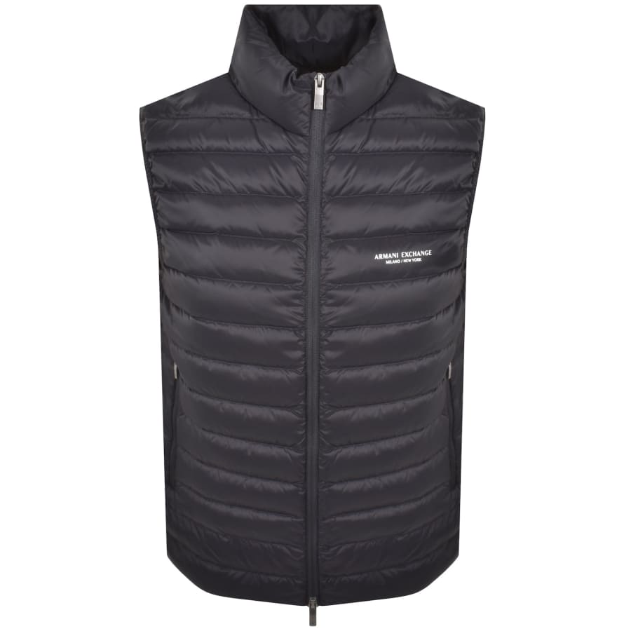 Image number 1 for Armani Exchange Down Gilet Navy