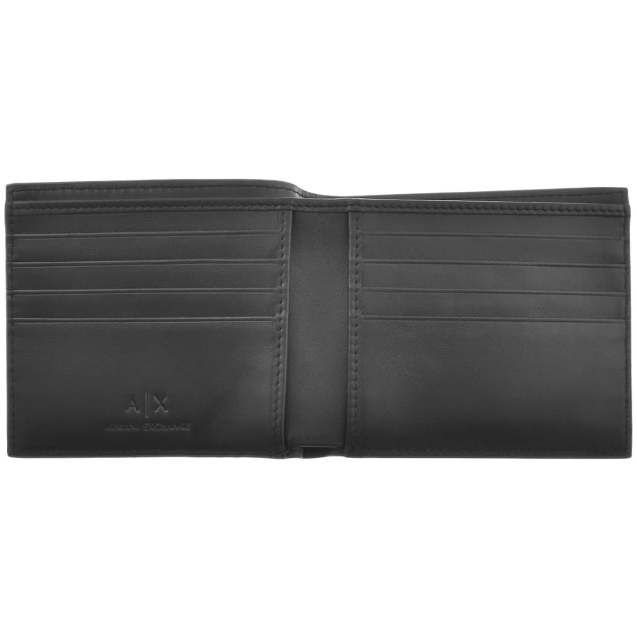 Image number 2 for Armani Exchange Bifold Logo Wallet Black